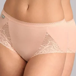 Playtex Lingerie, Nuit|2 Culottes Coton Feminine beiges