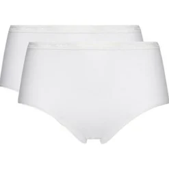Playtex Lingerie, Nuit|2 Culottes en Coton Bio blanches