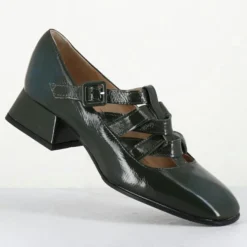 Garrice Lab Derbies|Babies en Cuir 5516 lux vertes