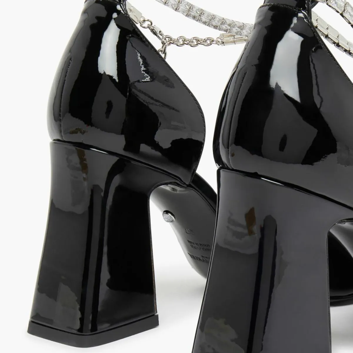 Sonia Rykiel Escarpins|Babies en Cuir verni Honfleur noires - Talon 8.5 cm