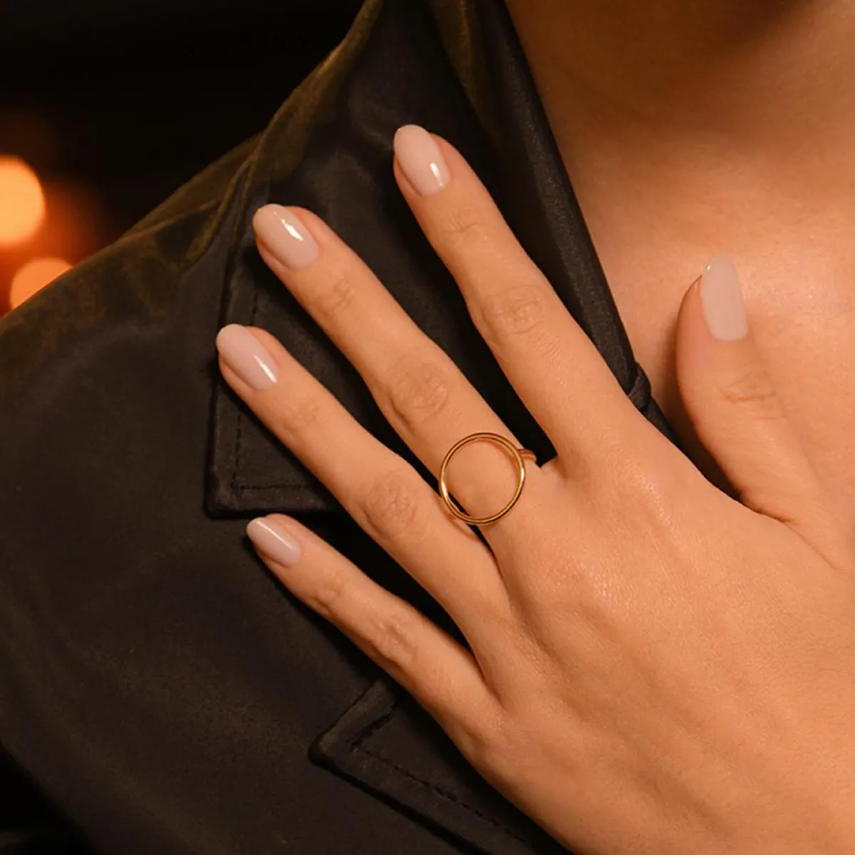 By Rafaella Bagues|Bague Albina en Argent doré