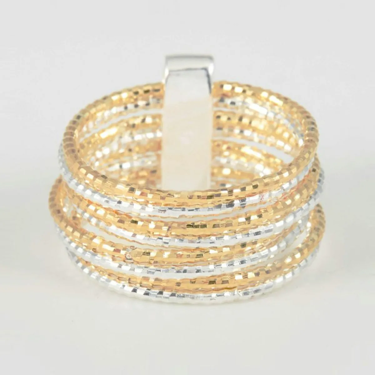 By Rafaella Bagues|Bague Alcor en Argent bicolore