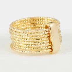 By Rafaella Bagues|Bague Alcor en Argent doré