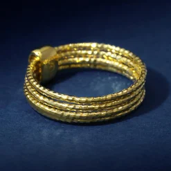 By Rafaella Bagues|Bague Alcyone en Argent doré