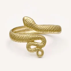 By Rafaella Bagues|Bague Alessia en Argent doré