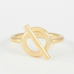 By Rafaella Bagues|Bague Arion en Argent doré