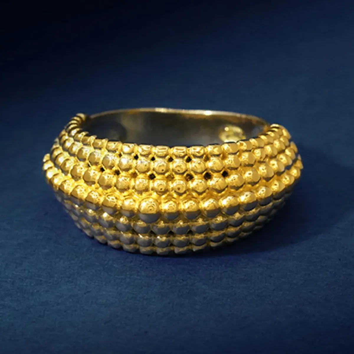 By Rafaella Bagues|Bague Atlas en Argent doré