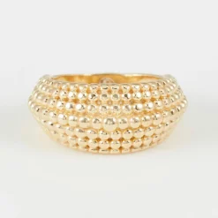 By Rafaella Bagues|Bague Atlas en Argent doré