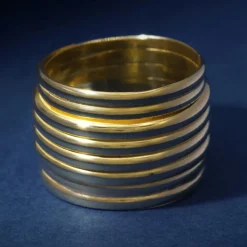 By Rafaella Bagues|Bague Chara en Argent doré