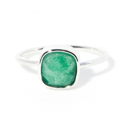 Moonstone Bagues|Bague Ella Aventurine en laiton