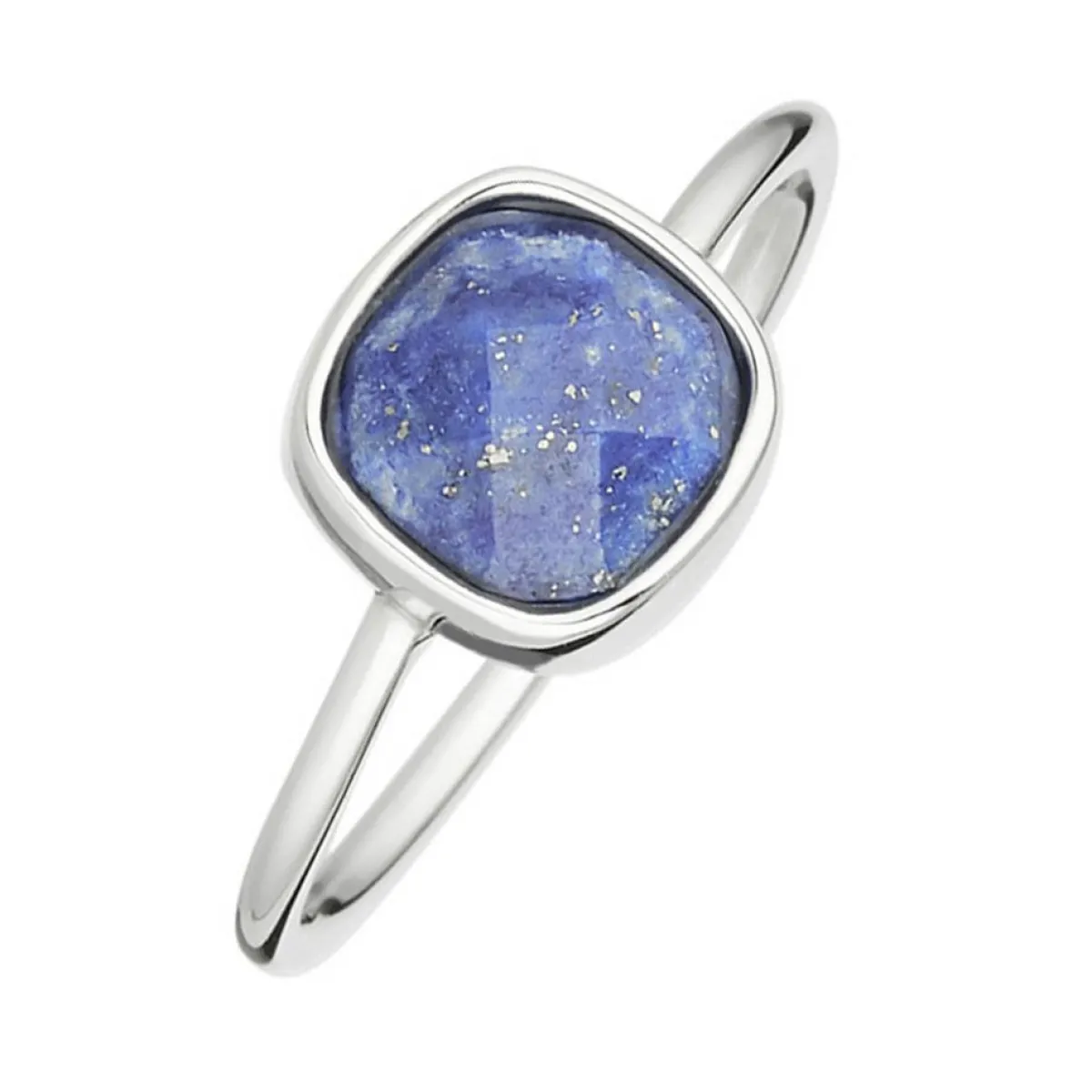 Moonstone Bagues|Bague Ella Lapis Lazuli en laiton