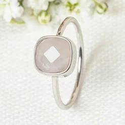 Moonstone Bagues|Bague Ella Quartz en laiton
