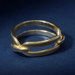 By Rafaella Bagues|Bague Hydor en Argent doré