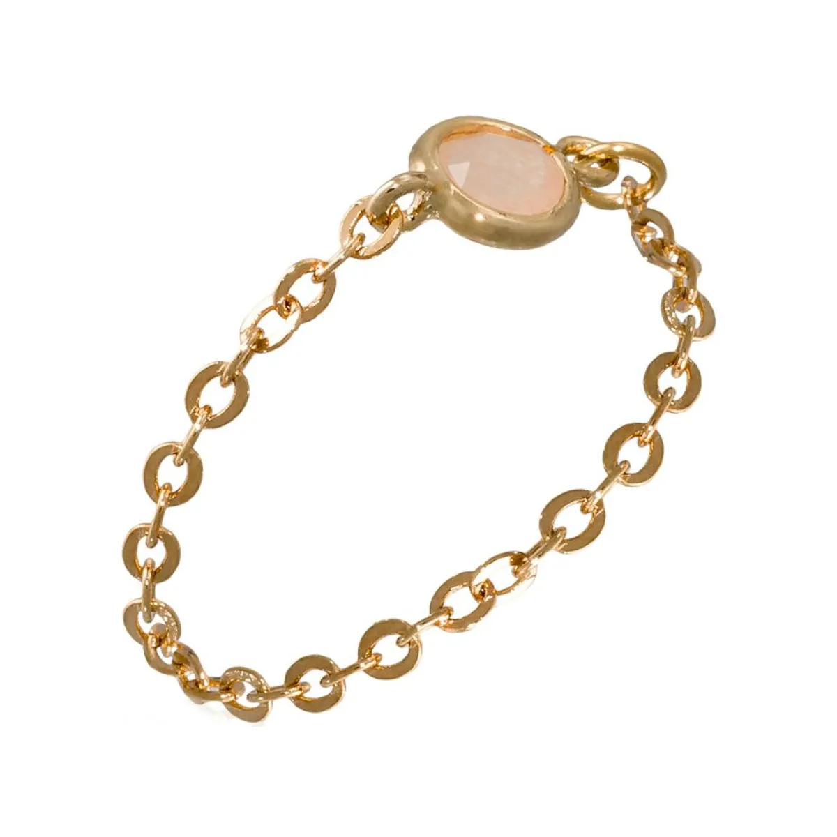 Moonstone Bagues|Bague Léa Aventurine en laiton doré