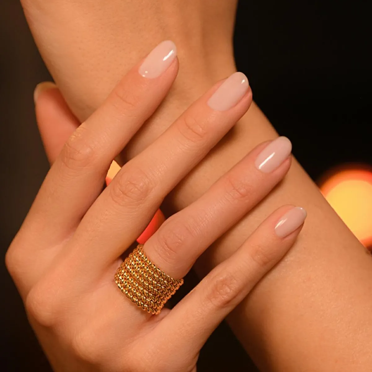 By Rafaella Bagues|Bague Misam en Argent doré