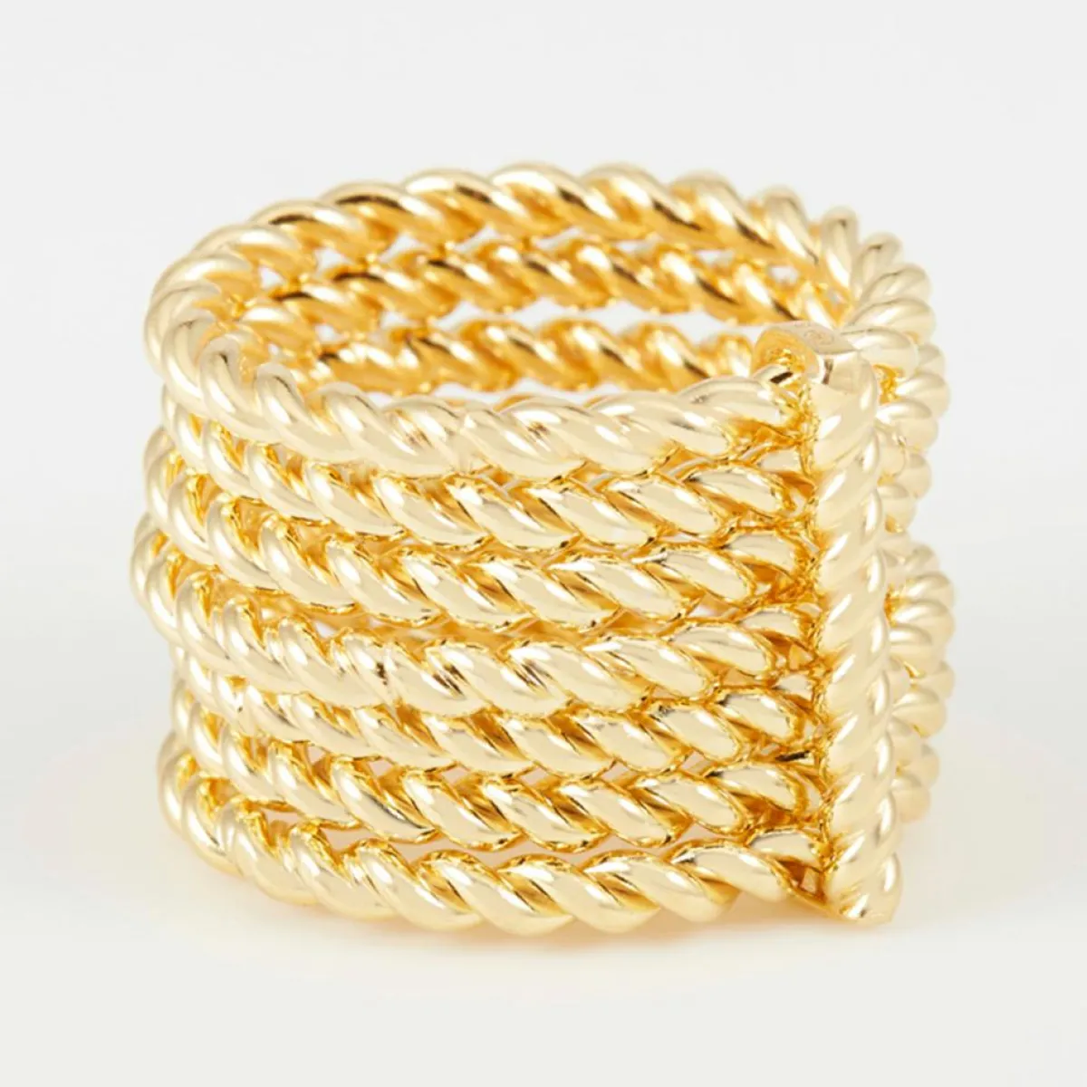 By Rafaella Bagues|Bague Misam en Argent doré