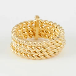 By Rafaella Bagues|Bague Mismar en Argent doré