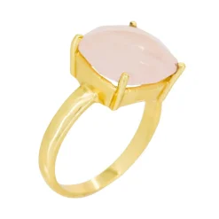 Moonstone Bagues|Bague Salya Quartz en laiton doré