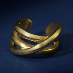 By Rafaella Bagues|Bague Sveva en Argent doré