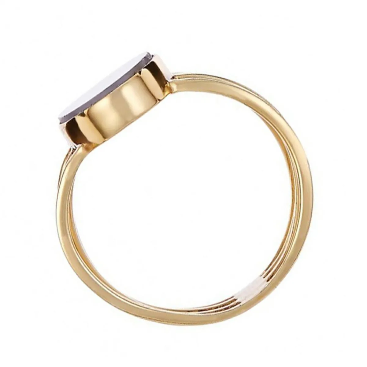 Moonstone Bagues|Bague Victoria Labradorite en laiton doré