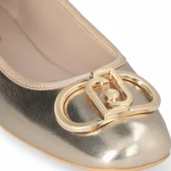 Liu-Jo Ballerines|Ballerines Dafne en Cuir dorées