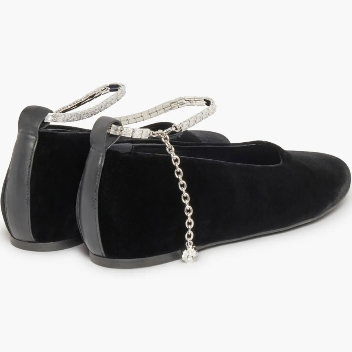 Sonia Rykiel Ballerines|Ballerines en Velour Beaune noires