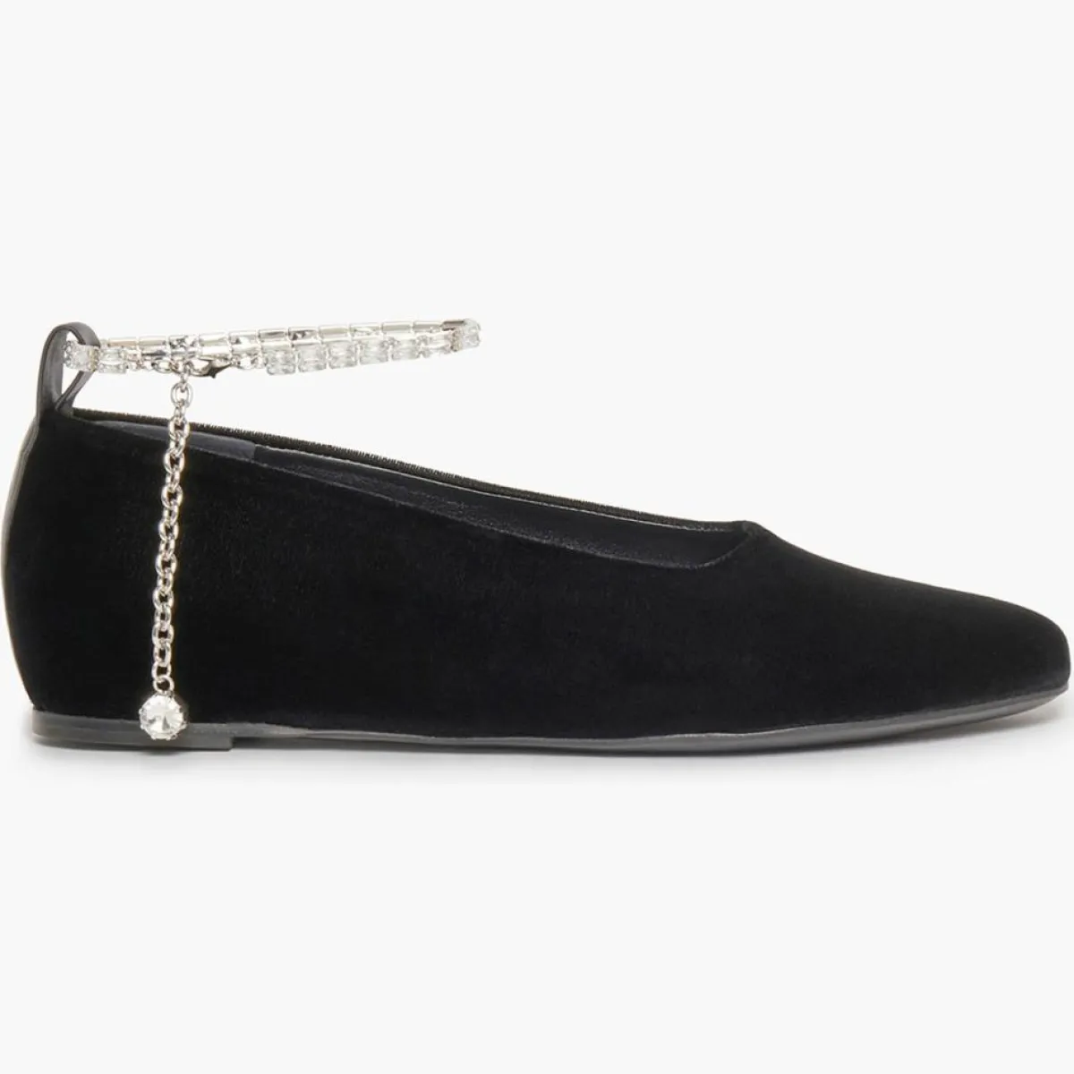 Sonia Rykiel Ballerines|Ballerines en Velour Beaune noires