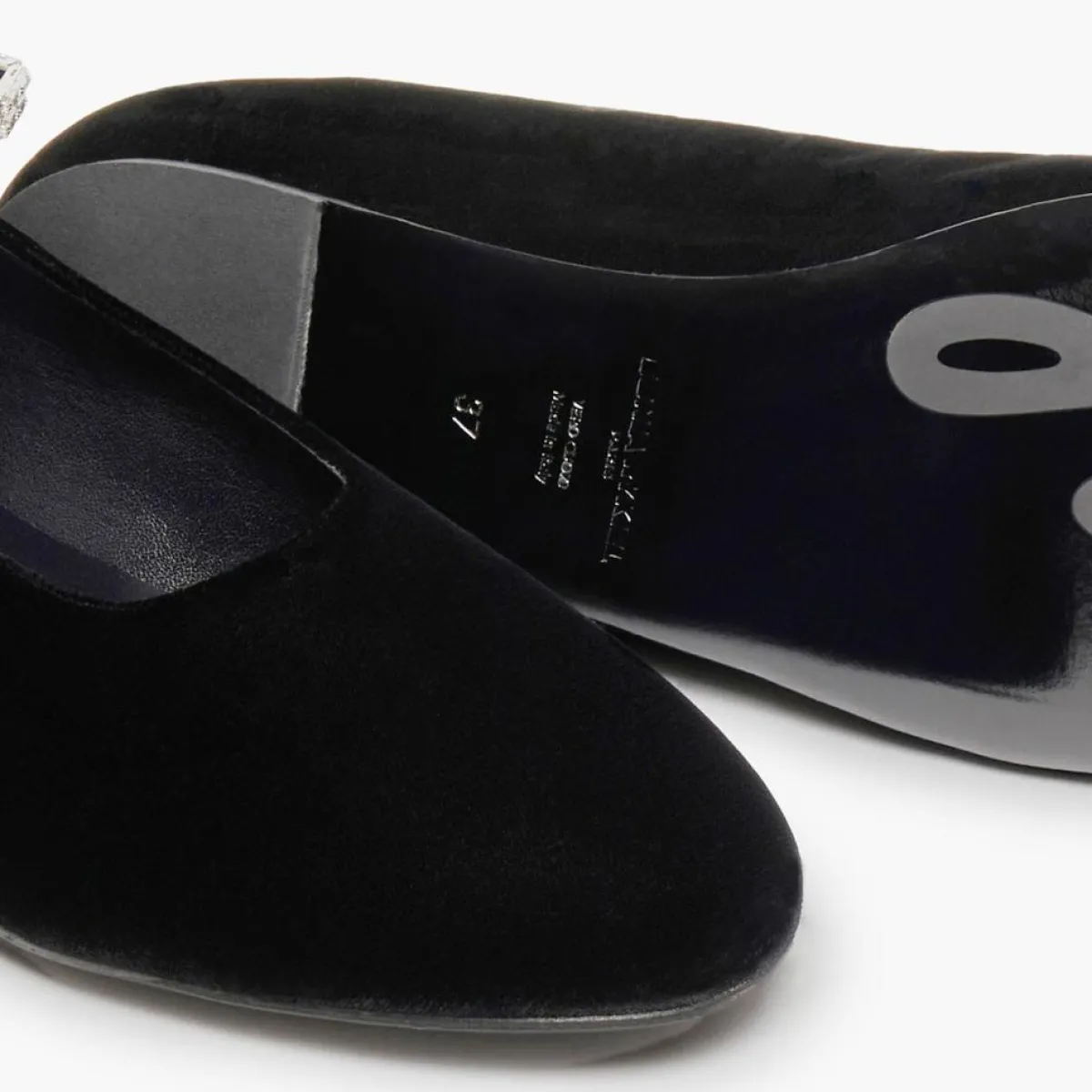 Sonia Rykiel Ballerines|Ballerines en Velour Beaune noires