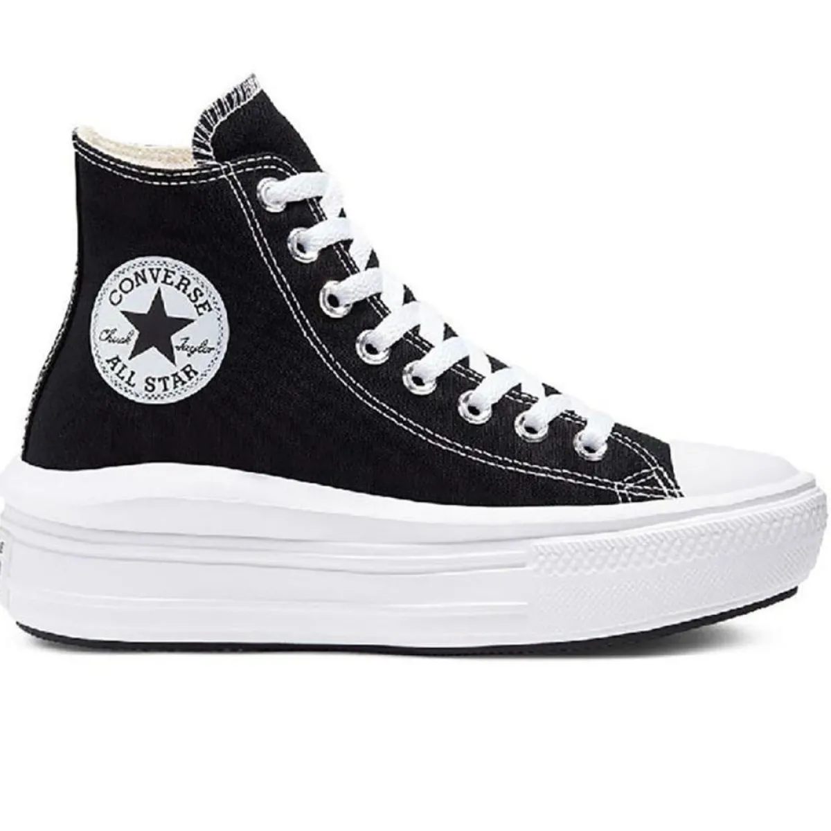 Converse Baskets|Baskets All Star Move Platform noires