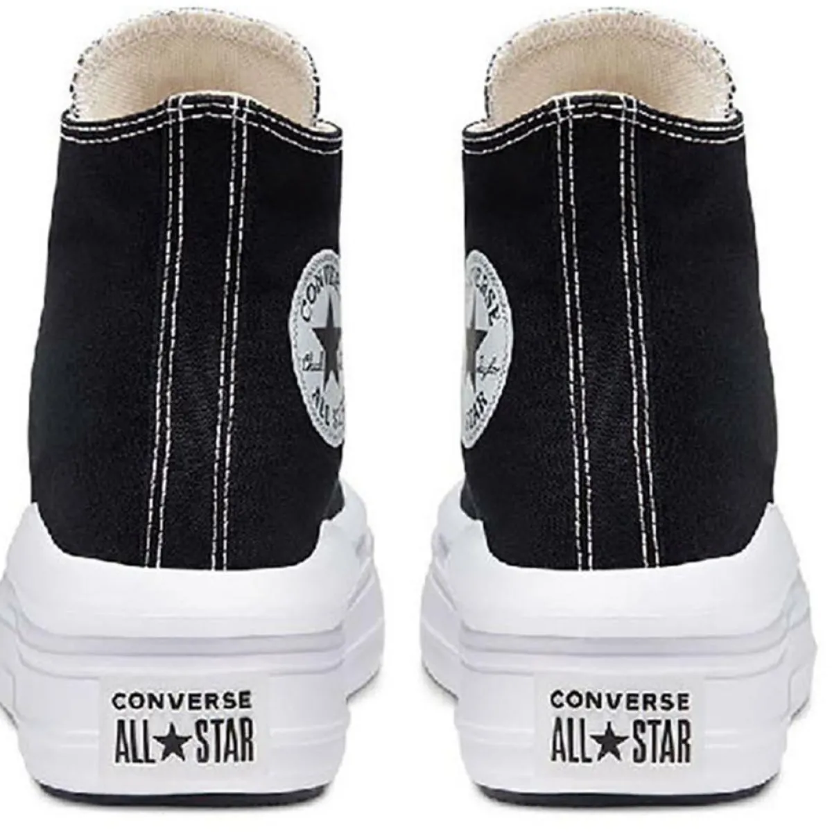 Converse Baskets|Baskets All Star Move Platform noires