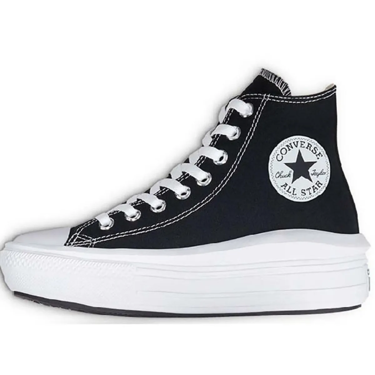 Converse Baskets|Baskets All Star Move Platform noires