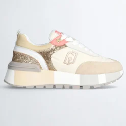 Liu-Jo Baskets|Baskets Amazing beige/multicolore