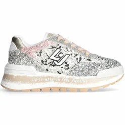 Liu-Jo Baskets|Baskets Amazing noir/argenté rose