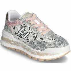 Liu-Jo Baskets|Baskets Amazing noir/argenté rose