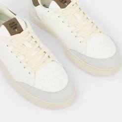 Ecoalf Baskets|Baskets Aralalf blanc/kaki