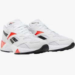 Reebok Baskets|Baskets Aztrek 96 blanc/noir/orange