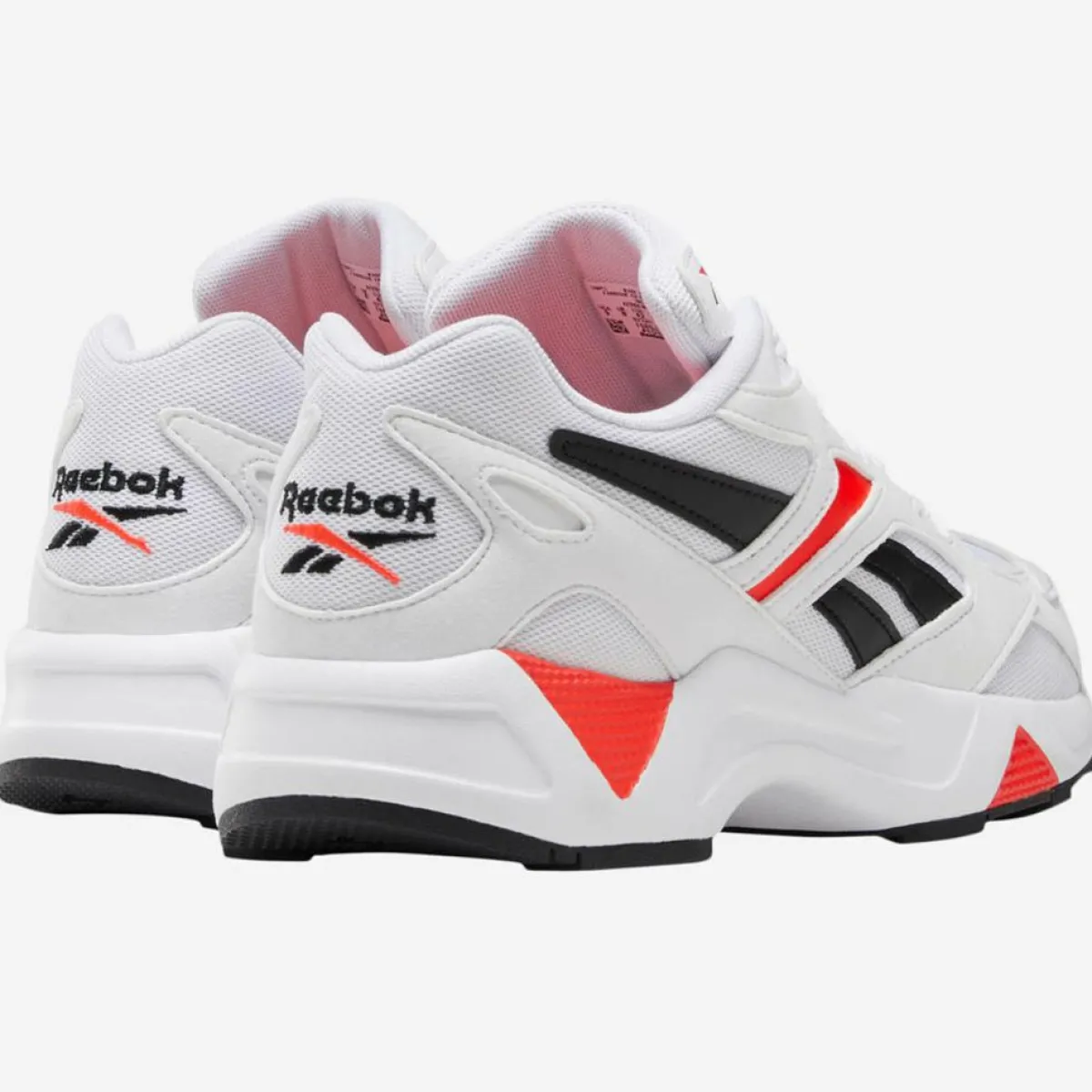 Reebok Baskets|Baskets Aztrek 96 blanc/noir/orange