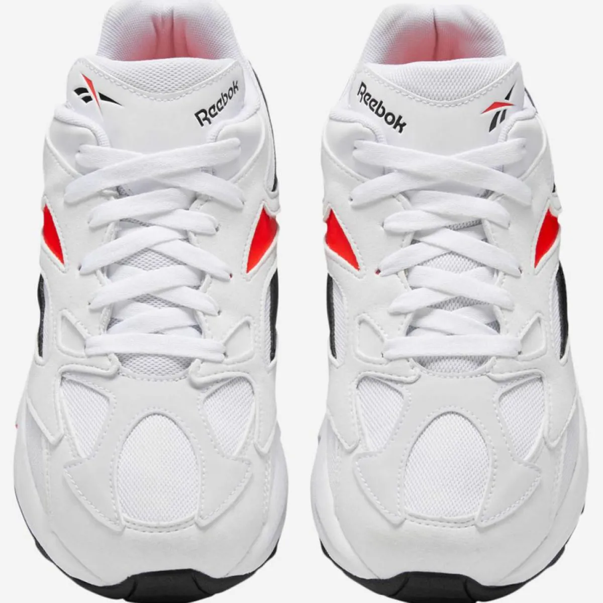 Reebok Baskets|Baskets Aztrek 96 blanc/noir/orange