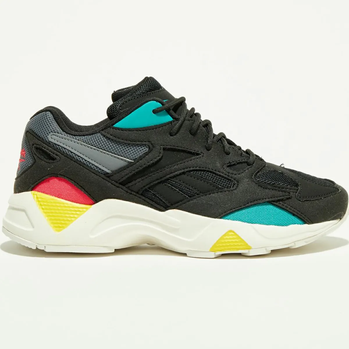 Reebok Baskets|Baskets Aztrek 96 noir/turquoise/orange