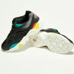 Reebok Baskets|Baskets Aztrek 96 noir/turquoise/orange