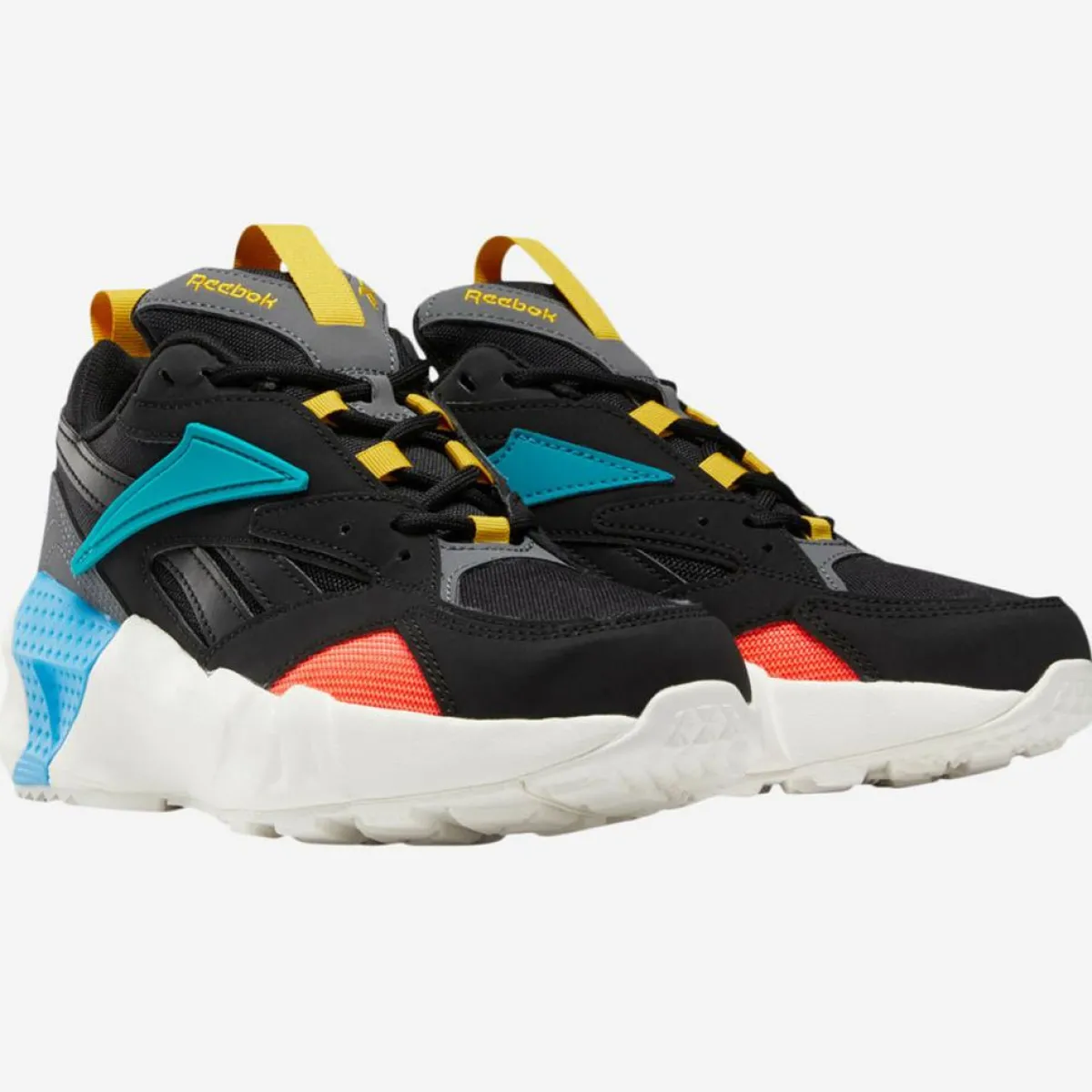 Reebok Baskets|Baskets Aztrek Double Mix P noir/turquoise/orange