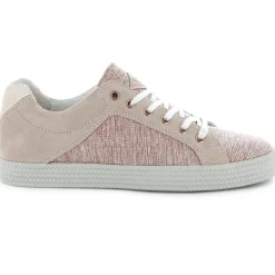 Palladium Baskets|Baskets basses en Cuir Kalexia bimatières rose clair