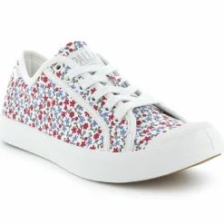 Palladium Baskets|Baskets basses en Toile imprimée Phoenix multicolores
