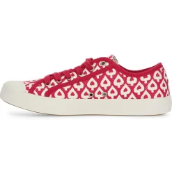 Palladium Baskets|Baskets basses en Toile Phoenix rouge/blanc
