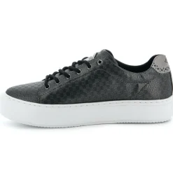 Palladium Baskets|Baskets basses Maroua petite plateforme noir/argenté