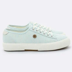 Faguo Baskets|Baskets Birch rayées minéral