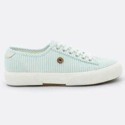 Faguo Baskets|Baskets Birch rayées minéral