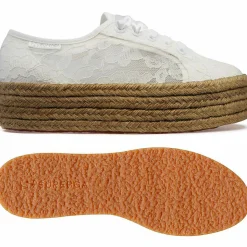 Superga Baskets|Baskets compensées Dentelles blanches