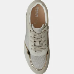 Geox Baskets|Baskets compensées Ilde beiges - Talon 9 cm