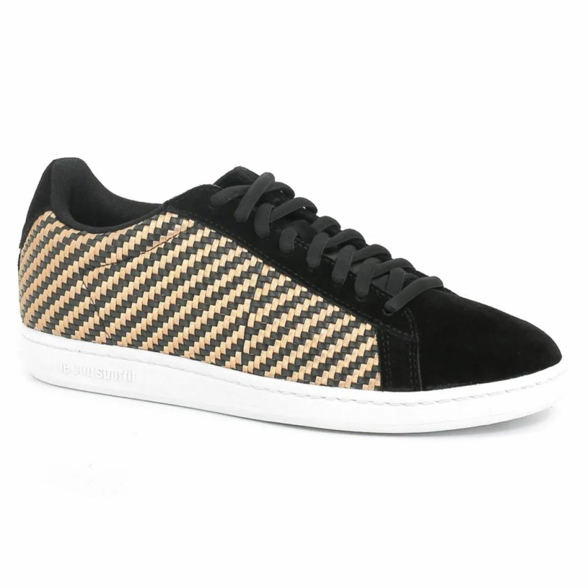 Le Coq Sportif Baskets|Baskets Courtset noir/rose